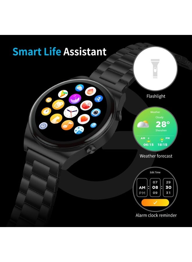 G-Tab GT3 Pro Max Bluetooth Calling Smartwatch Fitness & Health Tracking Watch Heart Rate, SpO2, Sleep Monitor IP68 Waterproof Multi-Sport Modes - Image 2